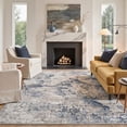thumbnail image 5 of GENIMO 2'x10' Runner Rug, Washable Non Slip Soft Abstract Hallway Runner for Kitchen Entryway Laundry Room, Blue Greige, 5 of 7