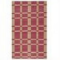 thumbnail image 3 of Safavieh  Handmade Saemi Modern Poly Rug Indian Red 3' x 5' 3' x 5' Indoor Living Room, Bedroom, Dining Room, 3 of 5