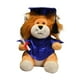 thumbnail image 2 of Muñeco de peluche de león de graduación con sombreros, suministros para figuras de animales de peluche para tu Azul, 2 of 9