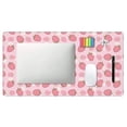 thumbnail image 4 of Bingfone Strawberries Large Gaming Mouse Pad,Extended Desk Mousepad with Stitched Edges,Non-Slip Base,Water Resist Keyboard Pad for Gamer, Office & Home, 29.5 x 16 in, 4 of 6