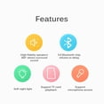 thumbnail image 4 of Machine à Chanter Sans Fil pour Enfants Microphone Karaoké Micro Compatible Bluetooth Jouet Sans Fil Musique LED Cadeau Jeu Éducatif pour Enfants Rose, 4 of 8