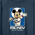 thumbnail image 3 of Mickey & Friends - Retro Mickey Portrait - Women's Lightweight French Terry Long Sleeve Shirt, 3 of 5