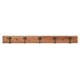 thumbnail image 1 of Era Farmhouse 5 Hook Wood Rail, Medium Stain, 1 of 6