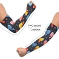 thumbnail image 4 of ALAZA Hearts and Bows UV Sun Protection Arm Sleeves UPF 50+ Compression Cooling Sleeve 1 Pair, 4 of 7