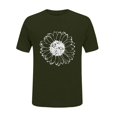 thumbnail image 5 of Women's Summer Sunflower T Shirt Cute Flower Graphic Loose Tees Crew Neck Short Sleeve Casual Tops, 5 of 7