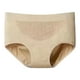 thumbnail image 2 of Gibobby Calzoncillos Talle Bajo Dama LOGOTIPO PERSONALIZADO Bragas de talle para mujer Bragas moldeadoras del vientre Calzoncillos panal sin costuras(Caqui，Talla única), 2 of 5