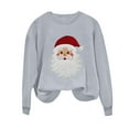 thumbnail image 4 of Ailaofu Chandail de Noël pour Femmes Col Rond Cadeaux de Noël Haut Décontracté Manches Longues, 4 of 6