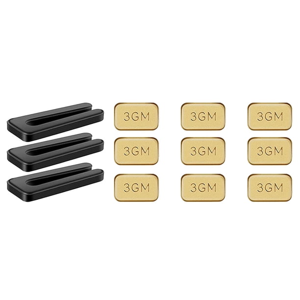 3 juegos de Kit de equilibrio de aspas de ventilador de techo, Kit de equilibrio de ventilador, conjunto con rizador, Clips de pesas de equilibrio de ventilador