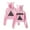 Pink-R222461, variant on Atliens Merch Cat Ear Hoodie Women Long Sleeve Cropped Sweatshirts Female Casual Streetwear Crop Tops