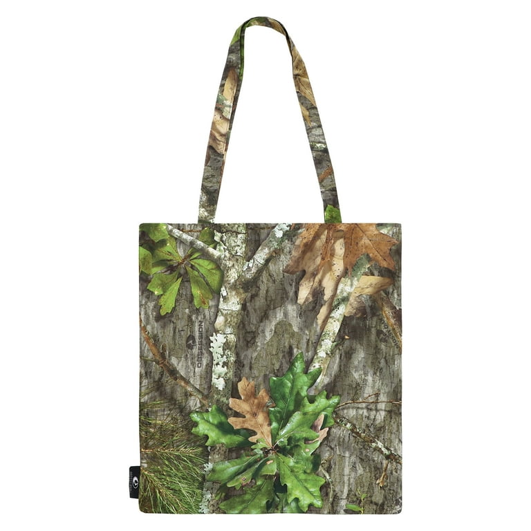 Mossy Oak Obsession-NWTF Camo Tote Bag Lightweight Medium Reusable Grocery Shopping Cloth Bags Suitable for DIY 15 x 16 inches Mossy Oak Obsession-NWTF Camo Tote Bag Lightweight Medium Reusable Grocery Shopping Cloth Bags Suitable for DIY 15 x 16 inches