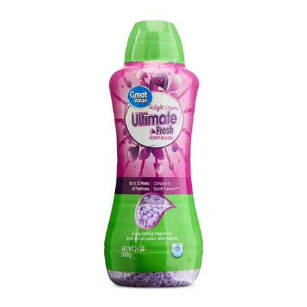 Great Value Ultimate Fresh Scent Booster, Twilight Dreams, 24 oz, Compare to Gain Fireworks