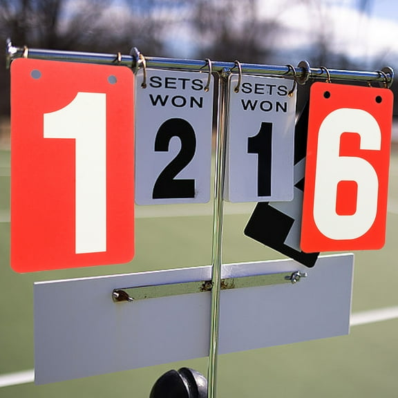 Hemoton 10pcs Portable Score Keeper for Match Score Cards Number Cards for Sports Practical Score Recording Cards for Competition