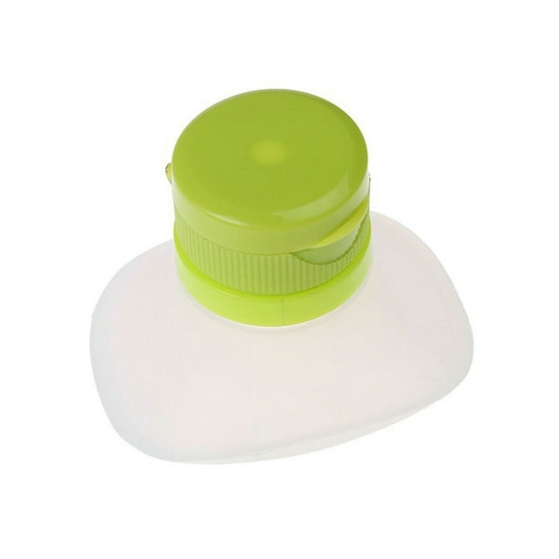 Dispensador de condimentos portátil de plástico - Fabricado en silicona y PP, tapón a prueba de fugas - para ketchup, mostaza y aderezos (capacidad de 2 oz)