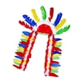 thumbnail image 1 of de plumas American Chief Indian Hat Decoración Banda para el cabello Diadema Headwear para Mardi Gras Stage Party Halloween Dance Show Estilo D Yinane tocado indio, 1 of 8