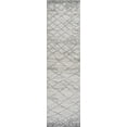 thumbnail image 3 of JONATHAN Y MOROCCAN HYPE 2 x 10 Runner Rug, Asilah Moroccan Diamond - Light Gray, MOH300A-210, 3 of 9