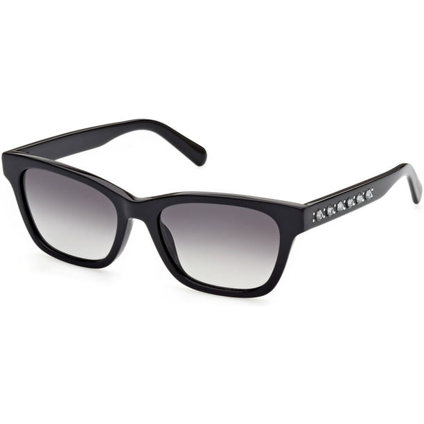 Sunglasses Swarovski SK 0374 01B Shiny Black / Gradient Smoke