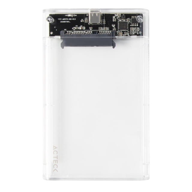 Case Enclosure ACTECK ARMOR CLEAR HC440 5 Gbps SATA 2.5 USB-C Blanco AC-934695 Acteck AC-934695