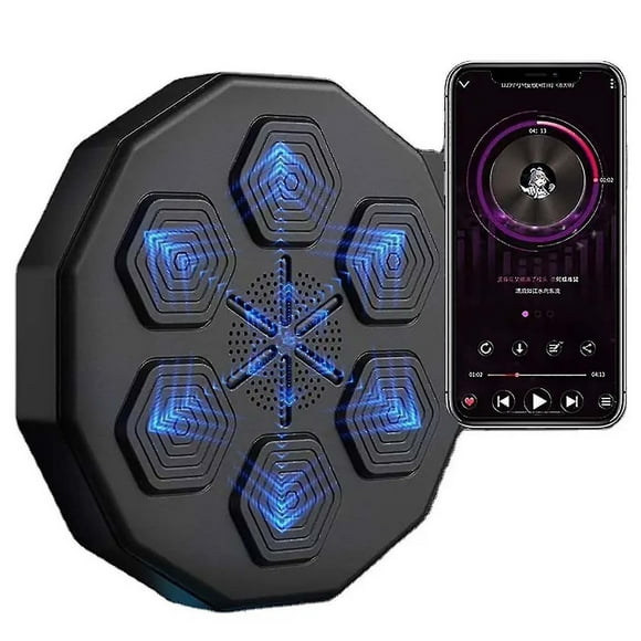 2024 New Smart Music Boxing Machine Wall Mounted Electronic Boxing Pad Kids/adults Boxing Workout Machine 2023 Hot 100%