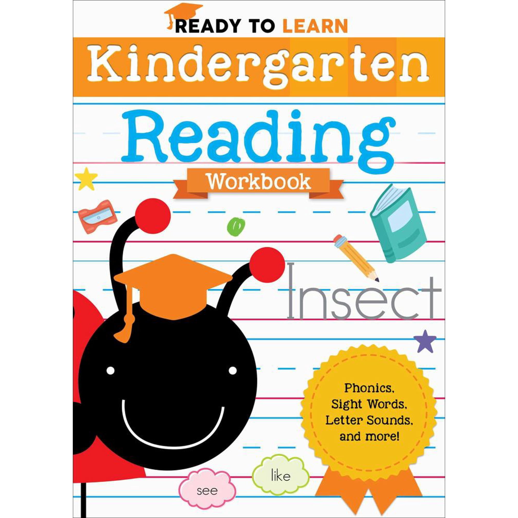 Ready to Learn: Kindergarten Reading Workbook: Phonics, Sight Words, Letter Sounds, and More! (Paperback)