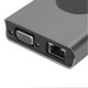 thumbnail image 2 of 15-in-1 4K 30Hz High Definition Docking Station, High-Speed Wireless Charging, 10W Multi-Port USB C Hub, Grey, 2 of 4