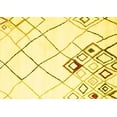 thumbnail image 1 of Ahgly Company Indoor Rectangle Solid Yellow Modern Area Rugs, 3' x 5', 1 of 4