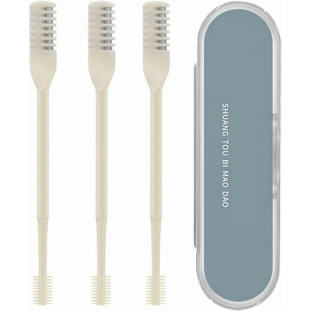 3pcs Nasal Hair Cutter with Storage Box, Double Sided Manual Nose Hair Trimmer Ear and Nose Hair Trimmer, 360 Degree Rotating Nose Hair Trimmer Nose Hair Plucker for Man and Woman