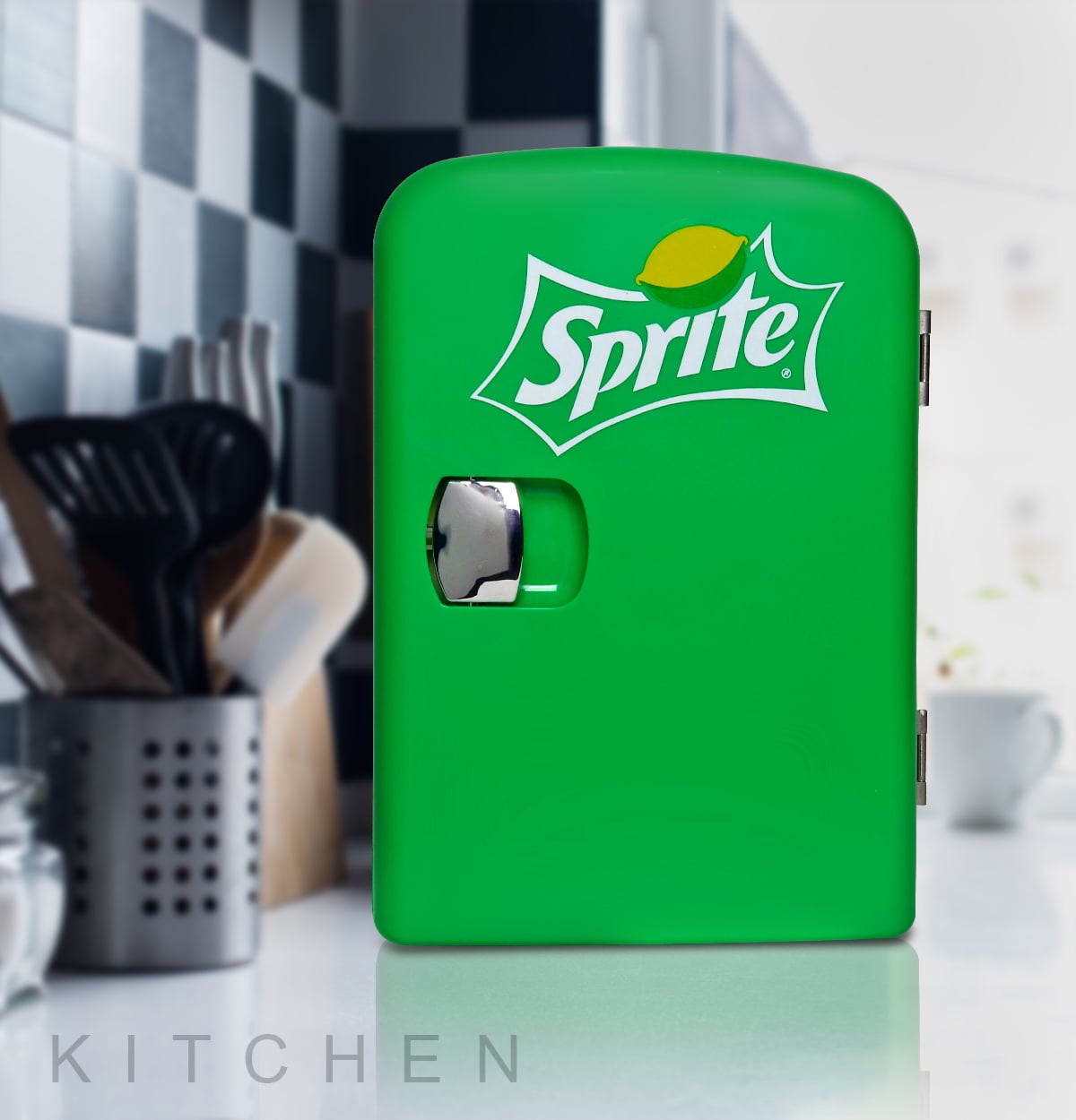 Coca-Cola Sprite 4L Cooler/Warmer 12V DC 110V AC Mini Fridge, Green