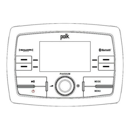Polk Audio PA450UM - Marine - digital receiver - external - 50 Watts x 4