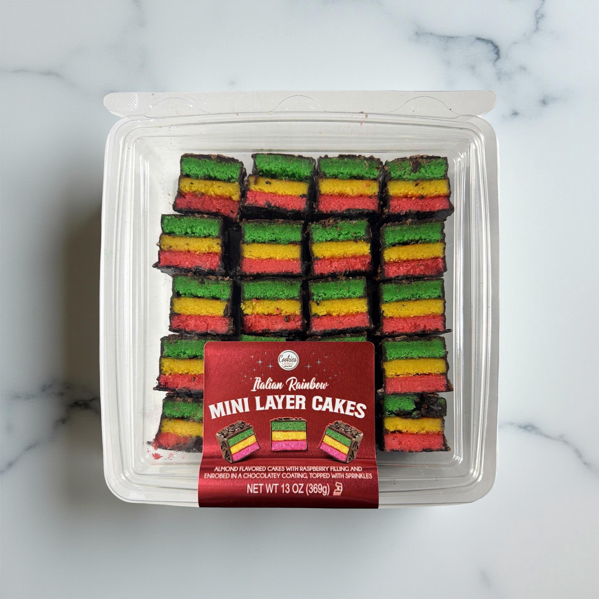 Carlotta's Authentic Italian Rainbow Cookies | 13 Ounces