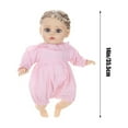 thumbnail image 3 of 14-Inch Realistic Baby Doll, Soft Elastomer Weighted Body, Lifelike Anatomy Huggable Toy, Pretend Play Companion, Child Development Educational Gift, 3 of 6