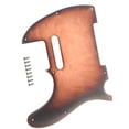 thumbnail image 1 of Metal Scratch Plate Pickup Agujero De Montaje Para Fernsehsender Guitarra Eléctrica Pieza De Repuesto DIY, Bronce Rojo Hugo Placa de rasguño de guitarra Pickguard, 1 of 9