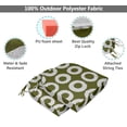 thumbnail image 4 of Vargottam Non Slip DiningChairCushionU-ShapedPrinted Indoor/OutdoorChairPadsHome Decor Reversible & Machine Washable DiningChairPad With String Ties - Set Of 2-Olive Green, 4 of 8