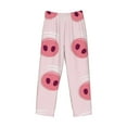 thumbnail image 4 of Goofa Cute Pig Nose Printed Soft Pajama Pants for Men, Wide Leg Comfy Casual Lounge Yoga Pants-Large, 4 of 9