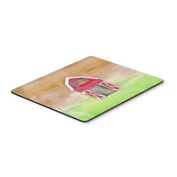 Barn Watercolor Mouse Pad, Hot Pad or Trivet