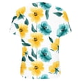 thumbnail image 5 of Aloohaidyvio Tops for Women Womens V Neck Tops Summer Short Sleeve Fashion Trendy Dressy Casual Blouse, 5 of 6