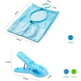 thumbnail image 2 of Pack of 2 Rotating Storage Bag with 24 Plastic Clips, Washable Utility Clothes Pegs,Windproof Laundry, 2 of 5