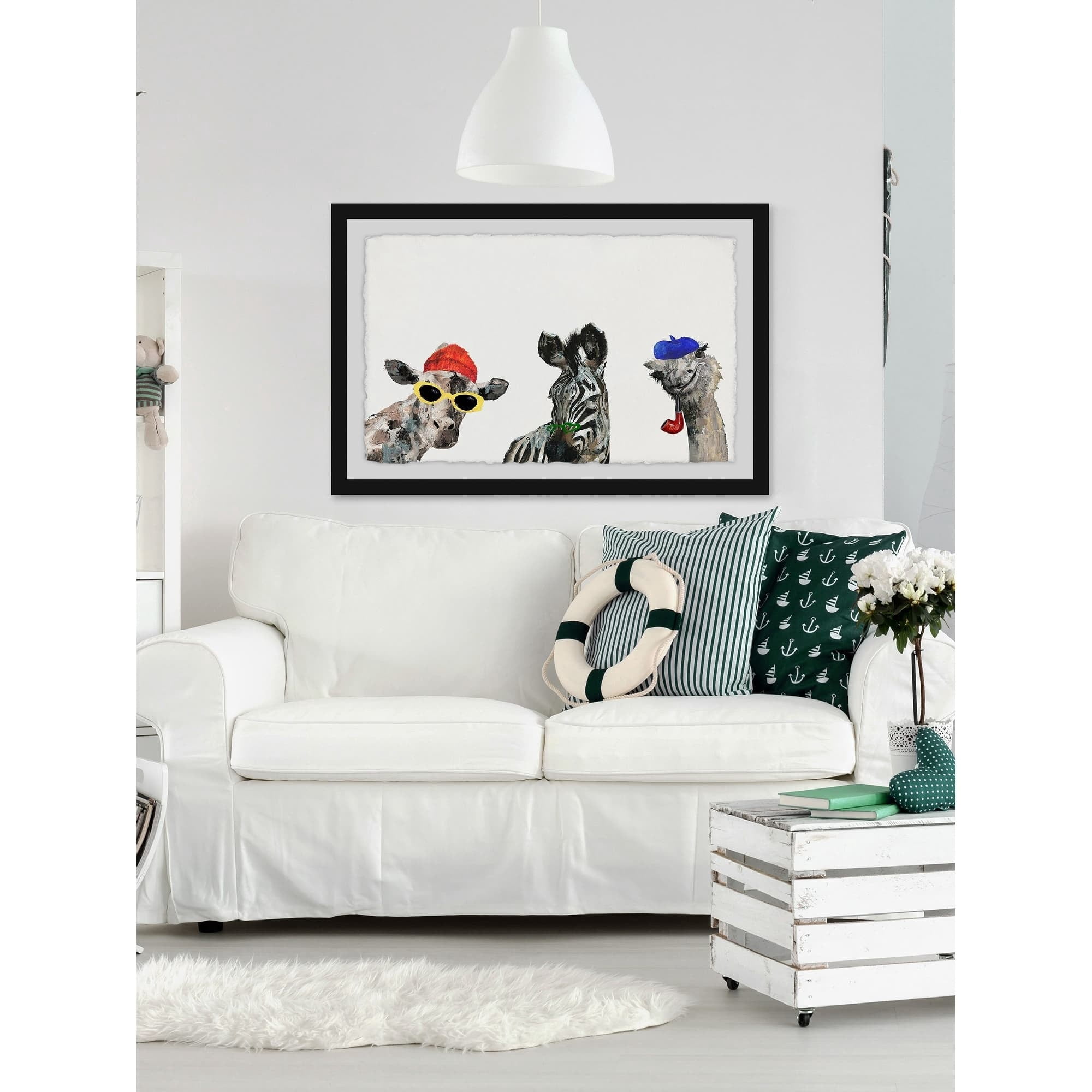 Happening Bunch Framed Painting Print