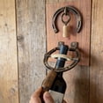 thumbnail image 6 of Rustical Horseshoe Wine Opener Corkscrew Wall Mounted, Traditional Decor Wine Bottle Opener & Unique Gift for Kitchen Barre Wall Decor Wine Lovers (1pc), 6 of 6