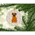 thumbnail image 2 of Merry Christmas Border Terrier Ceramic Ornament, 2 of 3