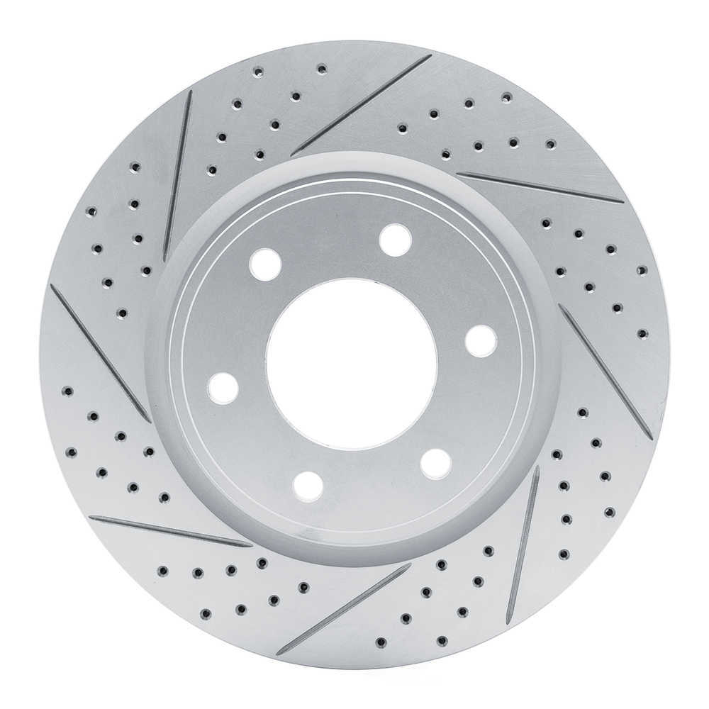 Dynamic Friction Company 830-68016L DFC Geoperformance Rotor - Drilled and Slotted