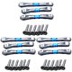 thumbnail image 1 of 9 Piezas de Varilla de Enlace de Varilla de Dirección de Metal para TT02 TT02T 1/10 Accesorios de Piezas de Coche RC, Azul, 1 of 5