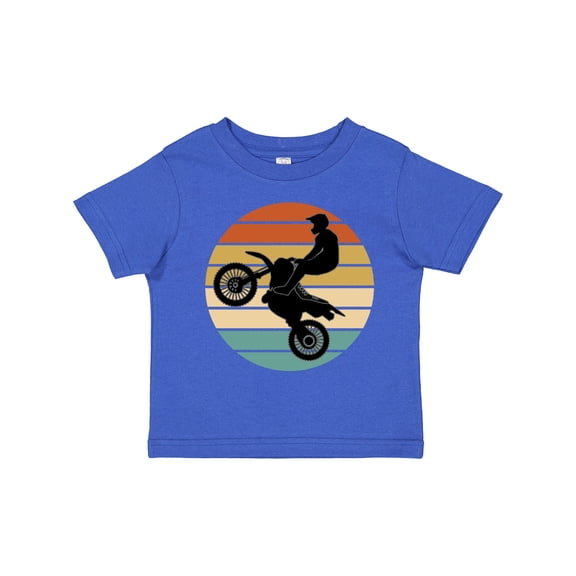 Inktastic Dirt Biking Motocross Retro Boys or Girls Toddler T-Shirt