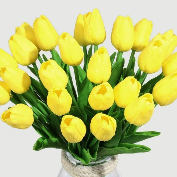 Real Touch Flowers, Artificial Tulips for Home Decoration, Perfect for Floral Arrangements and Wedding Bouquets, Easy Care and Lifelike Appearance, Ideal for DIY Decorations, 10 Pcs