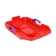 thumbnail image 2 of Lipstore Luge de Descente pour Enfants, Traîneau de Neige avec Frein, Luge d'Herbe Portable Longueur 62 cm Rouge, 2 of 8