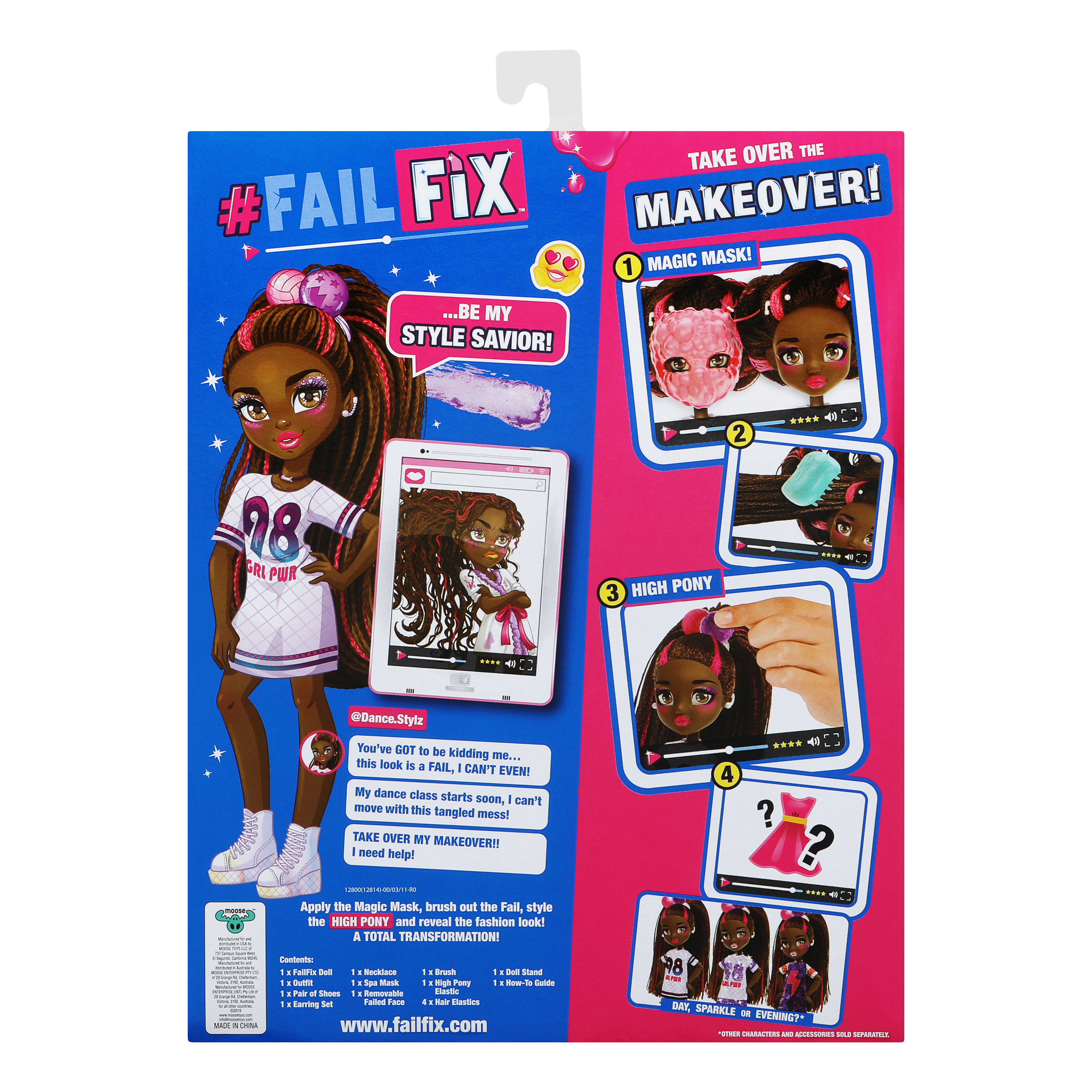 FailFix - Dance.Stylz Total Makeover Doll Pack - 8.5" Fashion Doll - image 5 of 5