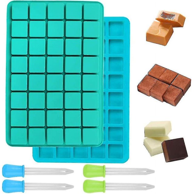 Moldes de Silicona LIUXGMXG para Caramelos 40 Cavidades Con Gotero