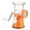 Orange, variant on Stainless Steel Electric Meat Grinders Sausage Stuffer Mincer Grinding Machine for Vegetables Meat Juices