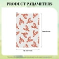 thumbnail image 2 of Golf Towels for Golf Bags For Men Women - Pale Red Lobster Print 24x16in Absorbent Quick Drying Golf Towel for Cleaning Golf Ball Club Golf Bag Accessories with Carabiner, 2 of 8