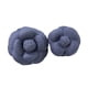 thumbnail image 5 of 2 broches de flores de camelia, alfileres de flores de tela, accesorios para el cabello hechos a mano, tela vaquera Azul oscuro, 5 of 9