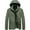 Army Green, variant on Innerwin Parka Stand Up Neck Men Coat Sports Hooded Breathable Jacket Black 4XL